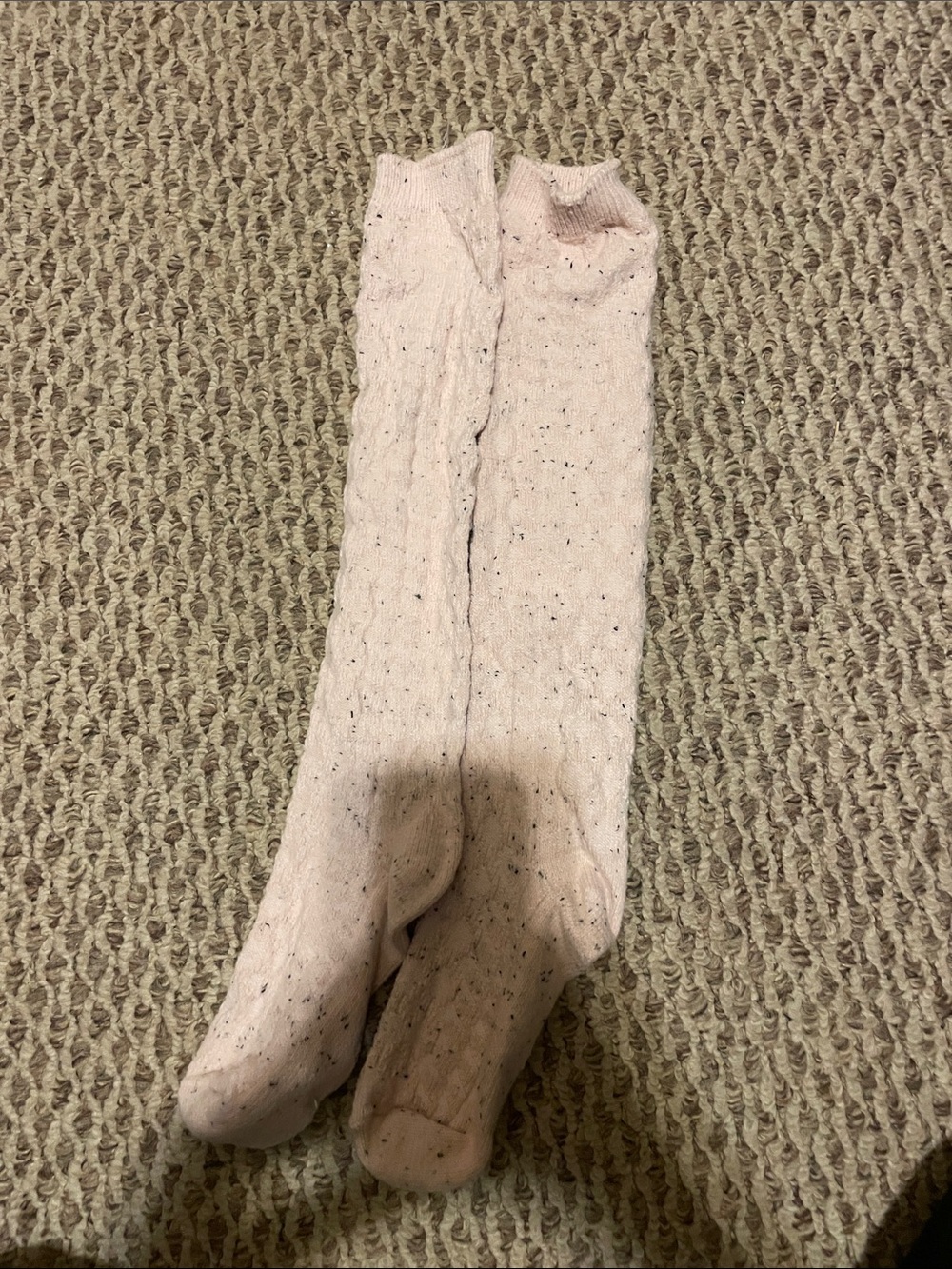 Soft Pink Knee Length Socks